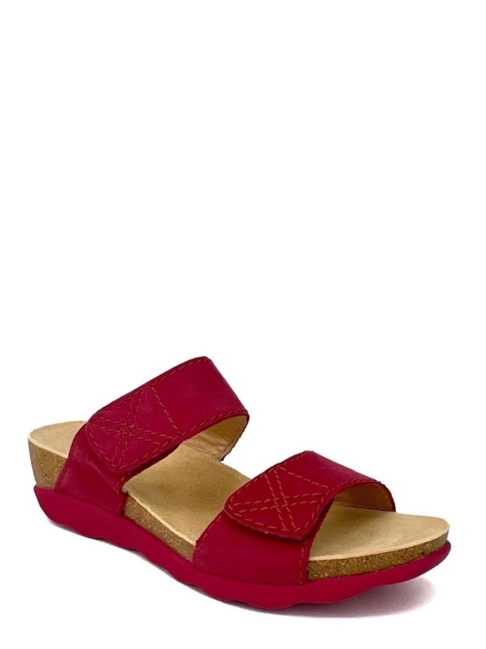 Dansko Maddie Double Strap Wedge Sandal Size 38 / 7.5-8 Nubuck Leather EUC